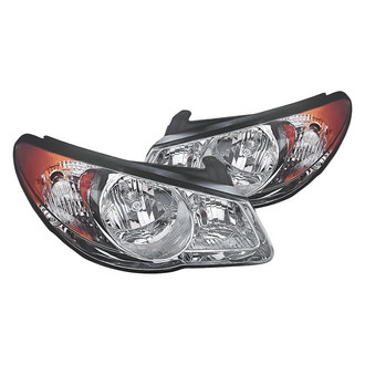 Replacement - Driver and Passenger Side Headlight Set (CAPA Certified)