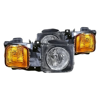 Replacement - Driver and Passenger Side Headlight Set (CAPA Certified)