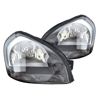 Replacement - Driver and Passenger Side Headlight Set (Standard Line)