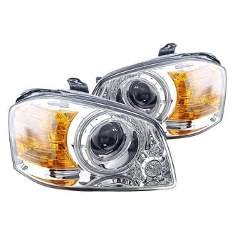 Replacement - Driver and Passenger Side Headlight Set (CAPA Certified)