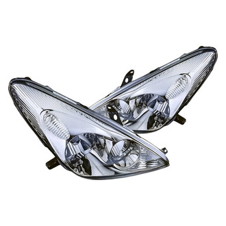Replacement - Driver and Passenger Side Headlight Set (CAPA Certified)