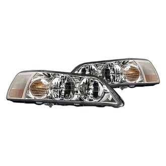 Replacement - Driver and Passenger Side Headlight Set (CAPA Certified)