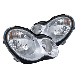 Replacement - Driver and Passenger Side Headlight Set (Standard Line)