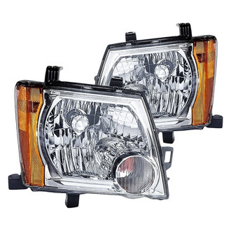 Replacement - Driver and Passenger Side Headlight Set (CAPA Certified)