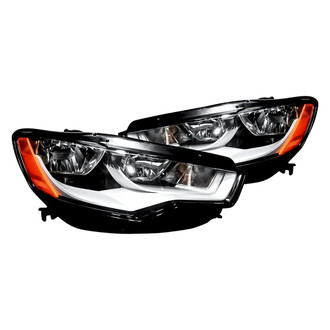 Replacement - Driver and Passenger Side Headlight Set (CAPA Certified)