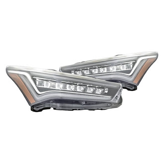 Replacement - Driver and Passenger Side Headlight Set (CAPA Certified)