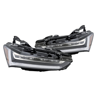 Replacement - Driver and Passenger Side Headlight Set (CAPA Certified)