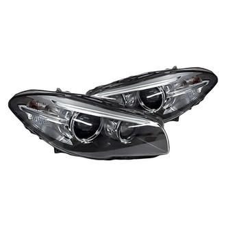 Replacement - Driver and Passenger Side Headlight Set Lens and Housing (Standard Line)