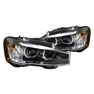 Replacement - Driver and Passenger Side Headlight Set Lens and Housing (CAPA Certified)