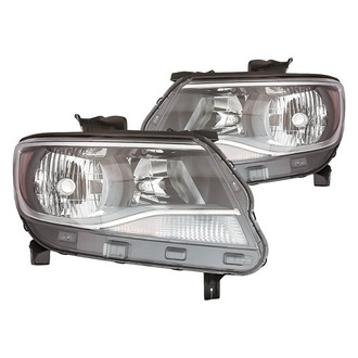 Replacement - Driver and Passenger Side Headlight Set (CAPA Certified)