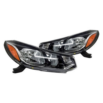 Replacement - Driver and Passenger Side Headlight Set (CAPA Certified)