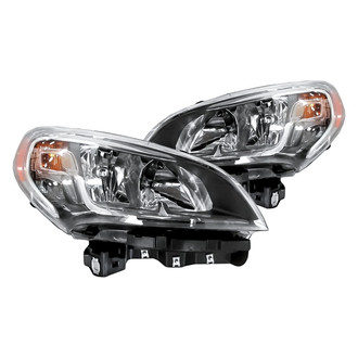 Replacement - Driver and Passenger Side Headlight Set (CAPA Certified)