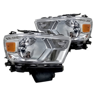 Replacement - Driver and Passenger Side Headlight Set (CAPA Certified)