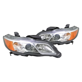 Replacement - Driver and Passenger Side Headlight Set (CAPA Certified)