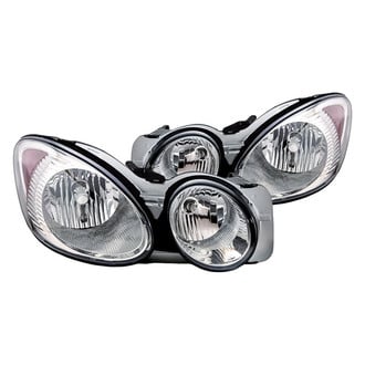 Replacement - Driver and Passenger Side Headlight Set (CAPA Certified)