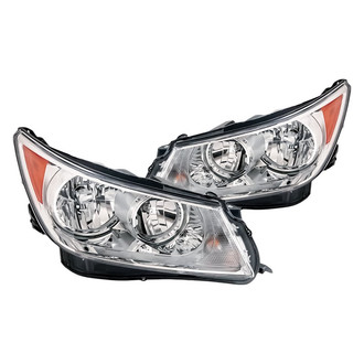 Replacement - Driver and Passenger Side Headlight Set (CAPA Certified)