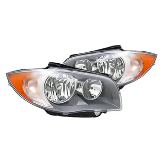 Replacement - Driver and Passenger Side Headlight Set Lens and Housing (CAPA Certified)
