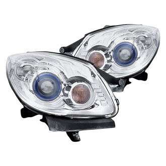 Replacement - Driver and Passenger Side Headlight Set (CAPA Certified)