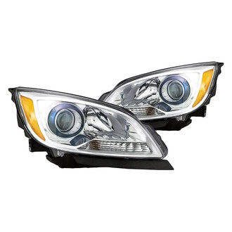 Replacement - Driver and Passenger Side Headlight Set (CAPA Certified)