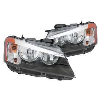 Replacement - Driver and Passenger Side Headlight Set (CAPA Certified)