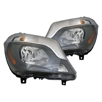 Replacement - Driver and Passenger Side Headlight Set (CAPA Certified)
