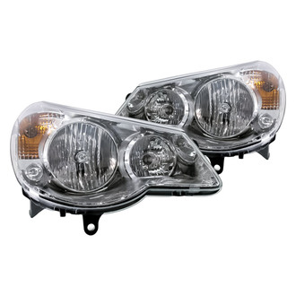 Replacement - Driver and Passenger Side Headlight Set (CAPA Certified)