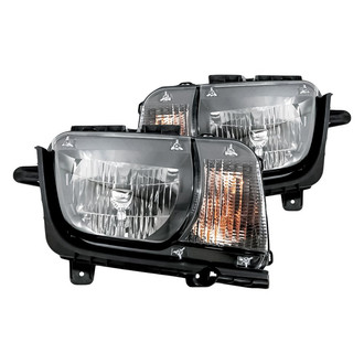 Replacement - Driver and Passenger Side Headlight Set (CAPA Certified)