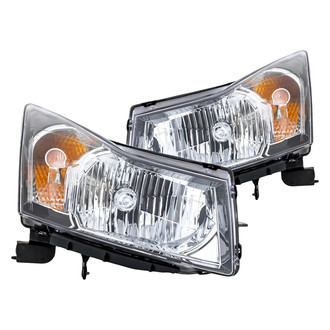 Replacement - Driver and Passenger Side Headlight Set (CAPA Certified)