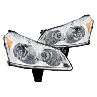 Replacement - Driver and Passenger Side Headlight Set (CAPA Certified)
