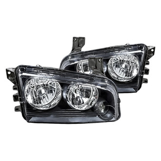Replacement - Driver and Passenger Side Headlight Set (CAPA Certified)