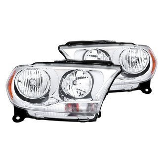 Replacement - Driver and Passenger Side Headlight Set (CAPA Certified)