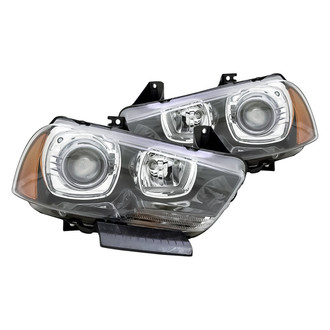 Replacement - Driver and Passenger Side Headlight Set (CAPA Certified)