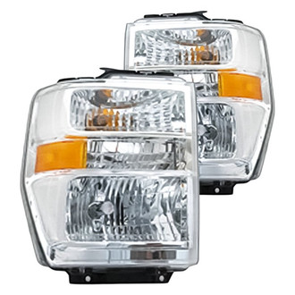 Replacement - Driver and Passenger Side Headlight Set (CAPA Certified)