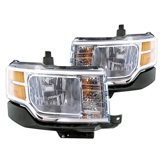 Replacement - Driver and Passenger Side Headlight Set (CAPA Certified)