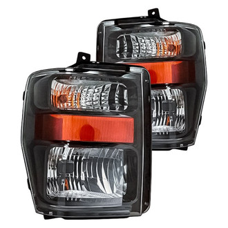 Replacement - Driver and Passenger Side Headlight Set (CAPA Certified)