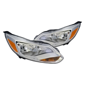 Replacement - Driver and Passenger Side Headlight Set (Standard Line)