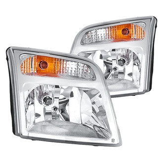 Replacement - Driver and Passenger Side Headlight Set (CAPA Certified)