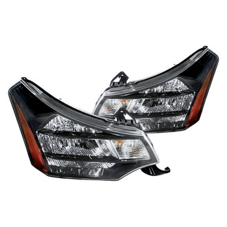 Replacement - Driver and Passenger Side Headlight Set (CAPA Certified)