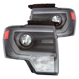 Replacement - Driver and Passenger Side Headlight Set Lens and Housing (CAPA Certified)