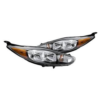 Replacement - Driver and Passenger Side Headlight Set (CAPA Certified)