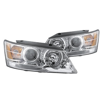Replacement - Driver and Passenger Side Headlight Set (CAPA Certified)