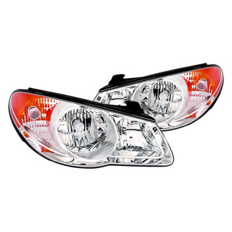 Replacement - Driver and Passenger Side Headlight Set (CAPA Certified)