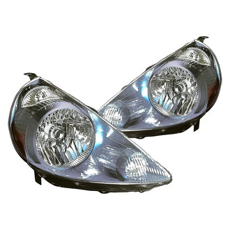 Replacement - Driver and Passenger Side Headlight Set Lens and Housing (CAPA Certified)