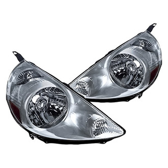 Replacement - Driver and Passenger Side Headlight Set Lens and Housing (CAPA Certified)