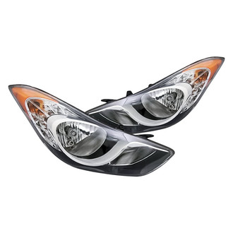Replacement - Driver and Passenger Side Headlight Set (Standard Line)