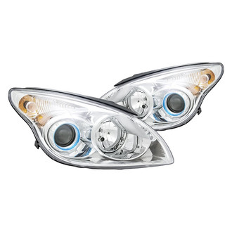Replacement - Driver and Passenger Side Headlight Set (CAPA Certified)