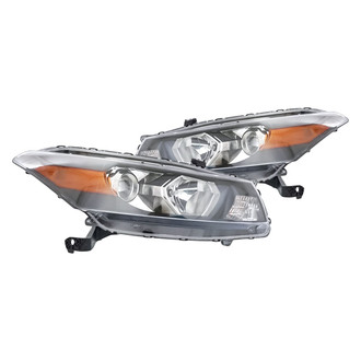 Replacement - Driver and Passenger Side Headlight Set (CAPA Certified)