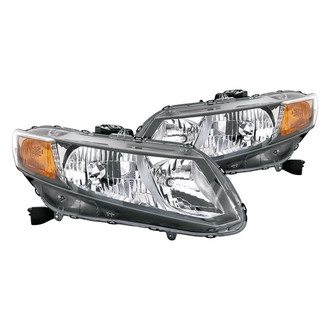 Replacement - Driver and Passenger Side Headlight Set (Standard Line)