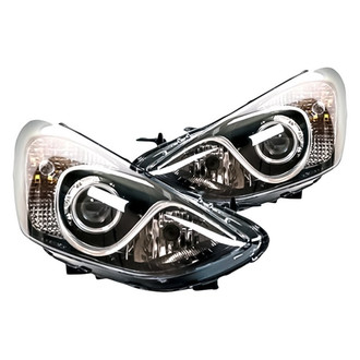 Replacement - Driver and Passenger Side Headlight Set (CAPA Certified)