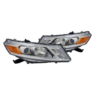 Replacement - Driver and Passenger Side Headlight Set (CAPA Certified)